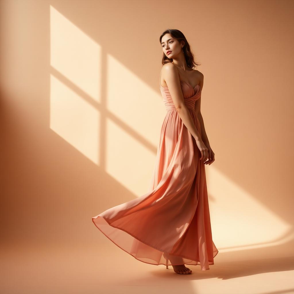 Chiffon Midi Dress
